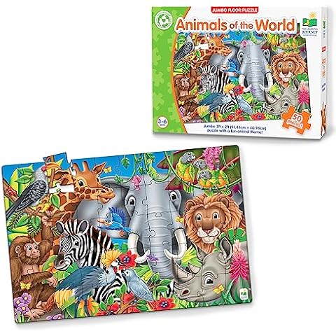 Puzzle de Sol Animaux du Monde - The Learning Journey Cover