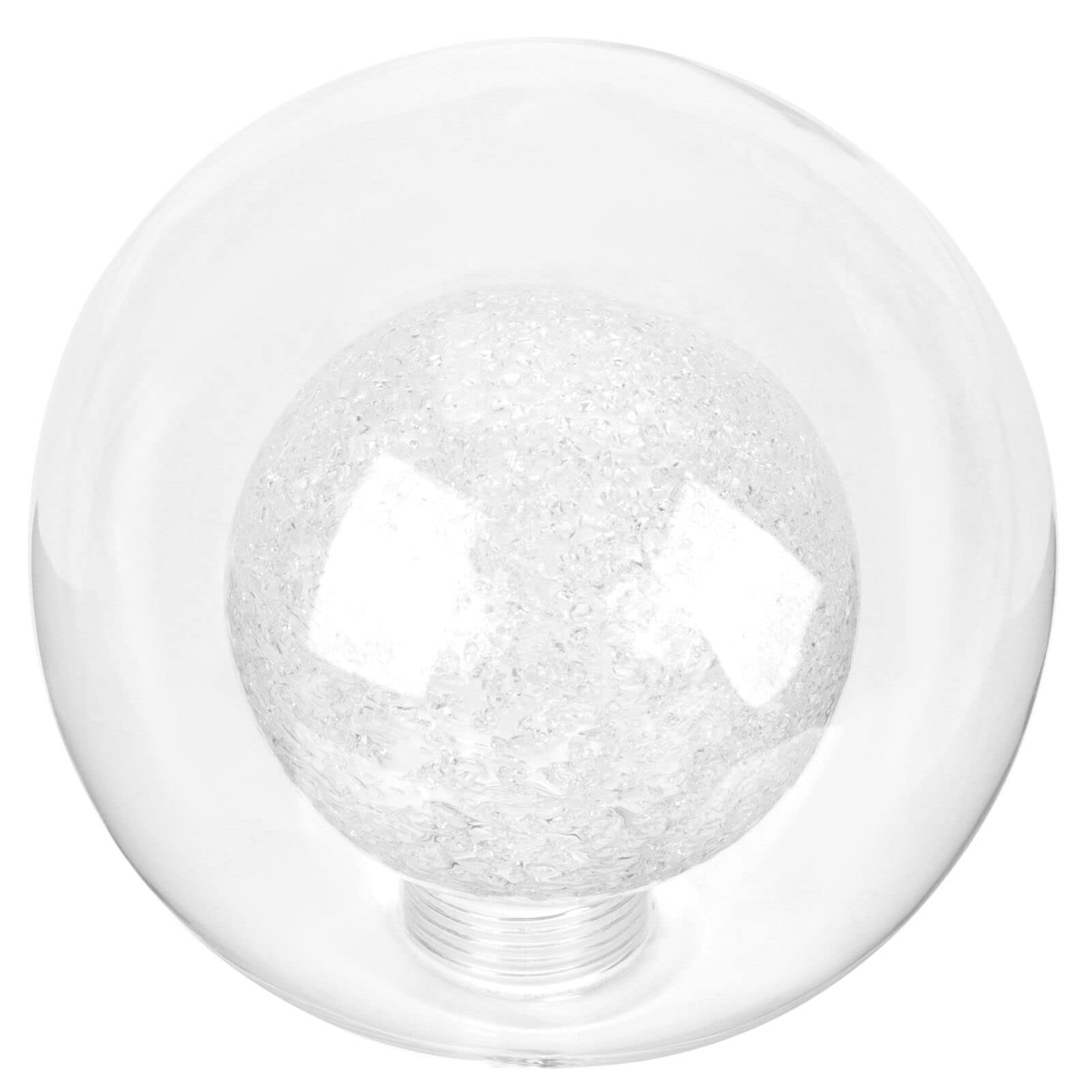 SOESFOUFU G9 Glass Globe Lampshade Ceiling Lamp Shade Cover for Pendant Chandelier Lamp Shade Glass Replacement for Indoor Lighting and Home Decor Easy to Install