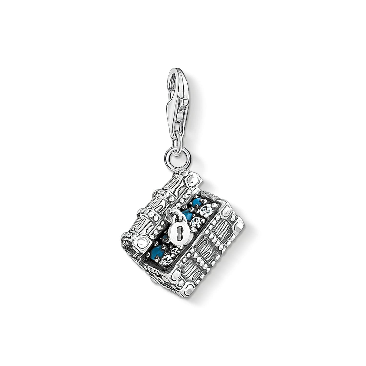 THOMAS SABO Charm-Anhänger Schatztruhe 925 Sterlingsilber 1523-347-21