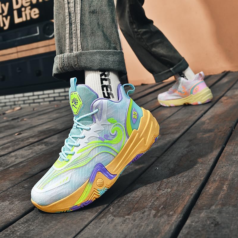 Basketball Shoes for Boys and Girls, Walking Running Shoes Breathable Comfortable Boys Sneakers for Little and Big Kids - Image 6