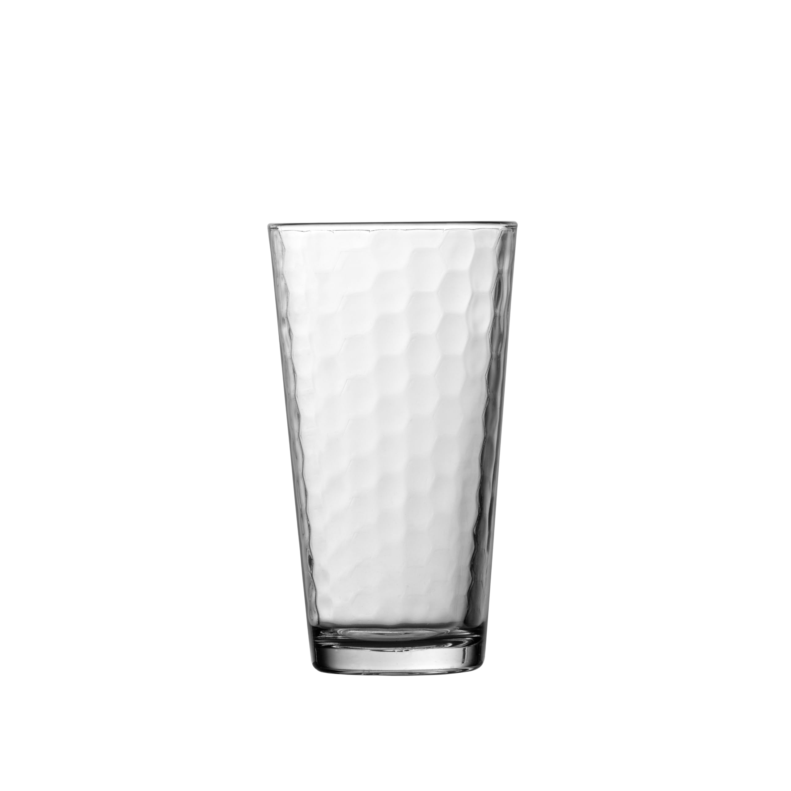 Fortessa Ornamento Mixing Everyday Glass, Favo Clear, 467.8 g, juego de 12