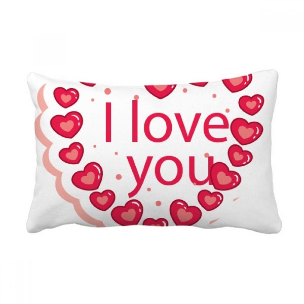 Coussin I Love You Rose Saint Valentin : Le Cadeau Romantique Idéal