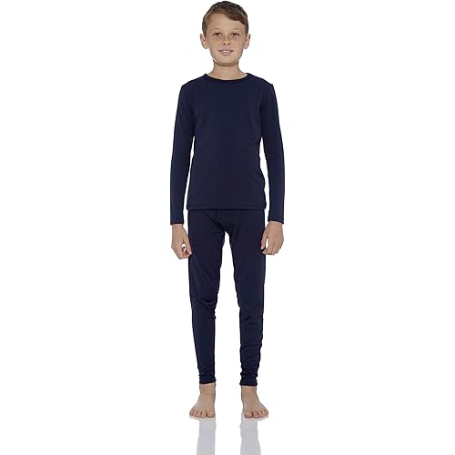 Rocky Thermal Underwear for Boys (Thermal Long Johns Set) Shirt & Pants, Base Layer w/Leggings/Bottoms Ski/Extreme Cold