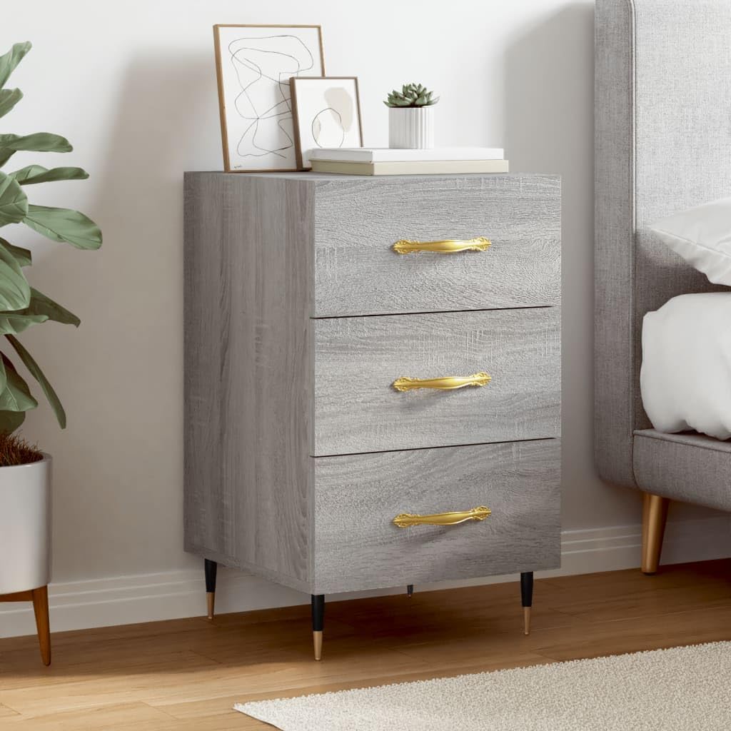 Chevet de Lit Gris Sonoma : Créez une Ambiance Cosy et Ordonnée dans Votre Chambre