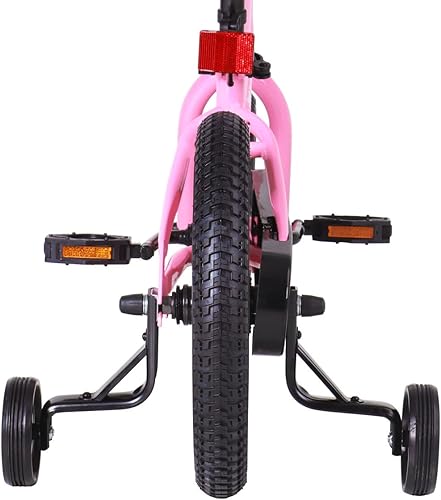 Miniatura 8 de JOYSTAR Bicicleta infantil para niños de 2 a 12 años, bicicletas para niños y niñas, 12 a 20 pulgadas, estilo BMX, con ruedas de entrenamiento,