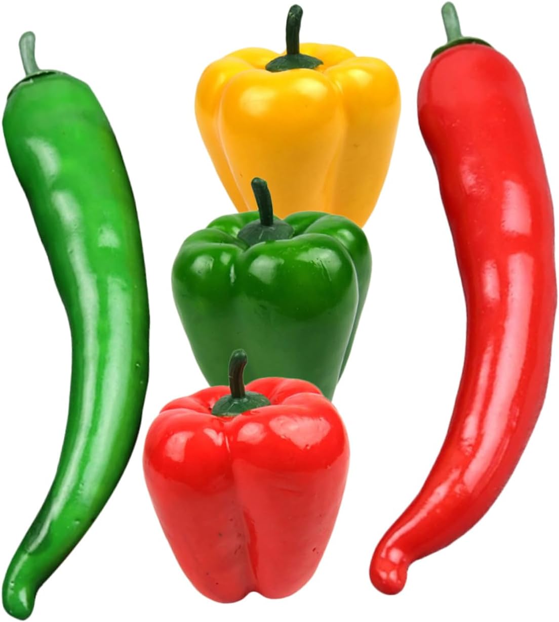 20pcs Artificial Chili Pepper Decor Realistic Simulation Props for Photography Home Bakery and Restaurant Decoration Lifelike for Farmhouse Style