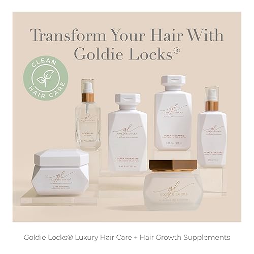 Miniatura 8 de Goldie Locks Crema suavizante antiencrespamiento  Mejora la fuerza y elasticidad del mechón  Bloquea el encrespamiento para un brillo brillante