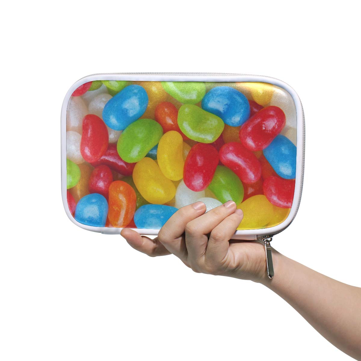 Amazon ペンケース 筆箱 Pu 革 カラフル 飴 ゼリー キャンディー かわいい おしゃれ 大容量 ペンポーチ ラージサイズ 防水 化粧ポーチ かばん 軽量 小物入れ ペン箱 収納バッグ プレゼント 文房具 オフィス用品 文房具 オフィス用品