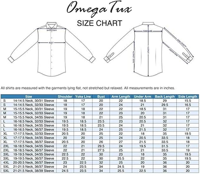 Mens Regular fit Solid Dress Shirts w/Convertible Cuffs - Image 5