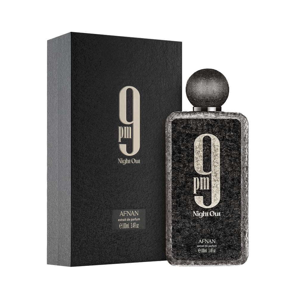 香水(男性用) Afnan 9 PM Night Out Amazon.com : Afnan 9 PM Night Out Unisex Extrait de Parfum, 3.4 Fl