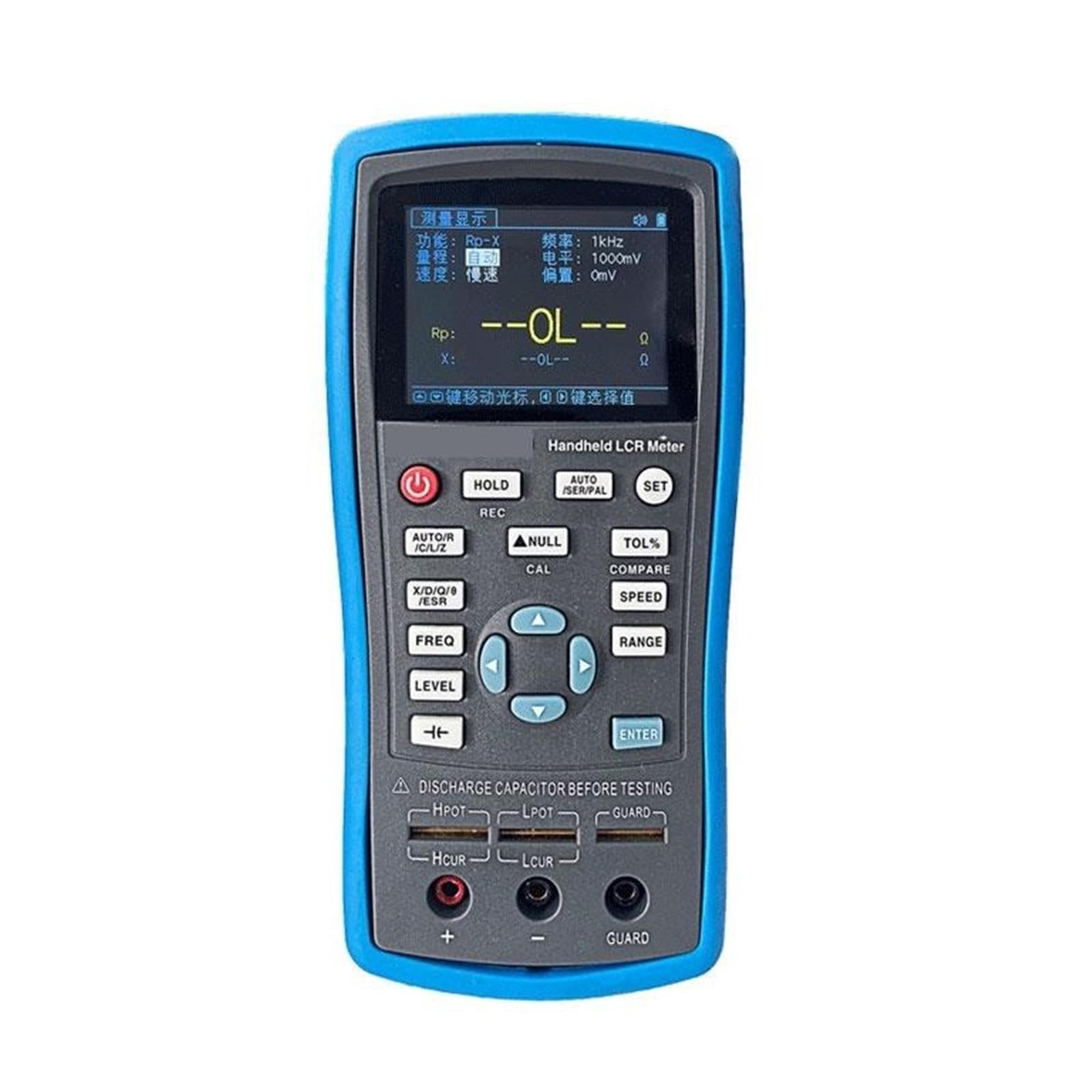 ET430 Medidor LCR Digital Portátil Instrumento De Capacitancia Digital Multifunción