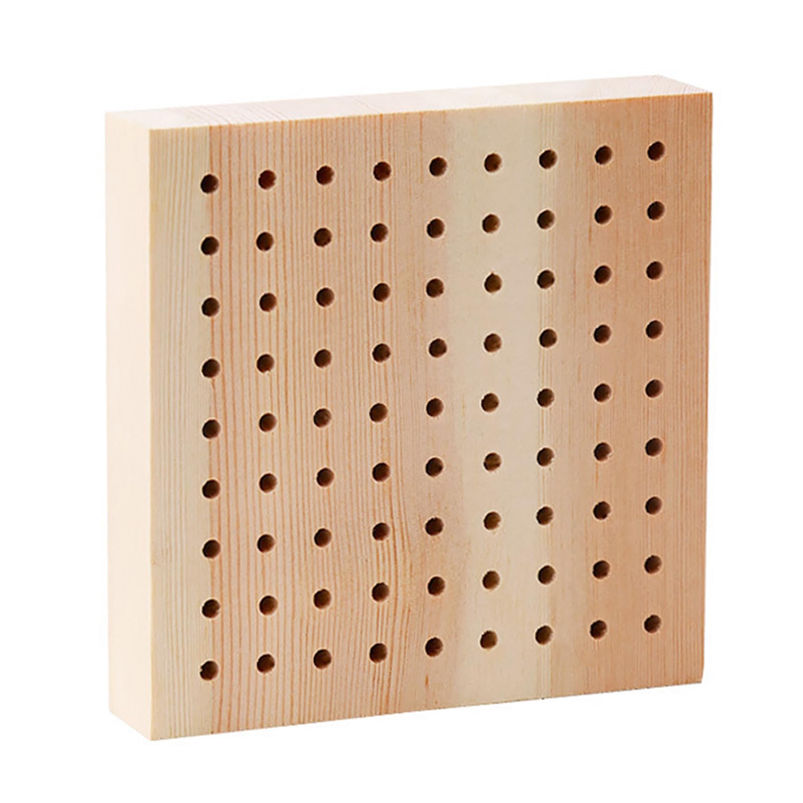 Kalttoy Square Wood Clay Drying Stand 81 Holes 61 Holes Ceramic Display Stand Slip Resistant For Clay Pottery Sculpture Statures Drying Figurine Display