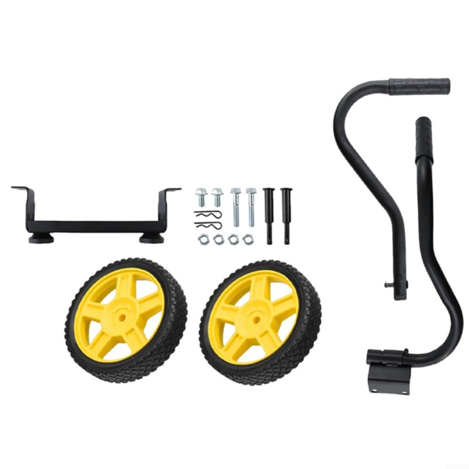 Kit de rueda de generador con neumáticos resistentes y asa para un fácil transporte, compatible con modelos de 2800-4750 vatios