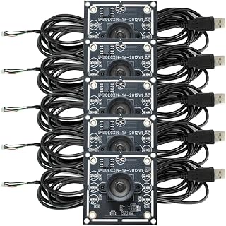 5 Stück 100-Grad-Kameramodul 1 MP OV9732 1280 X 720 USB Kostenloser Treiber Manueller, mit 2 Meter Kabel für Winxp/7/8/10