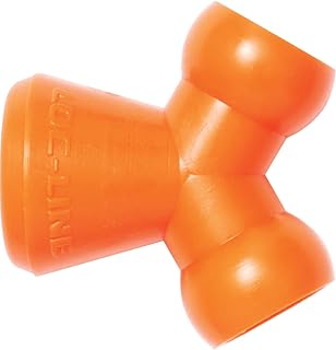 Loc-Line Coolant Hose Component, Acetal Copolymer, Wye Connector, 1/4" Hose ID (Pack of 20)