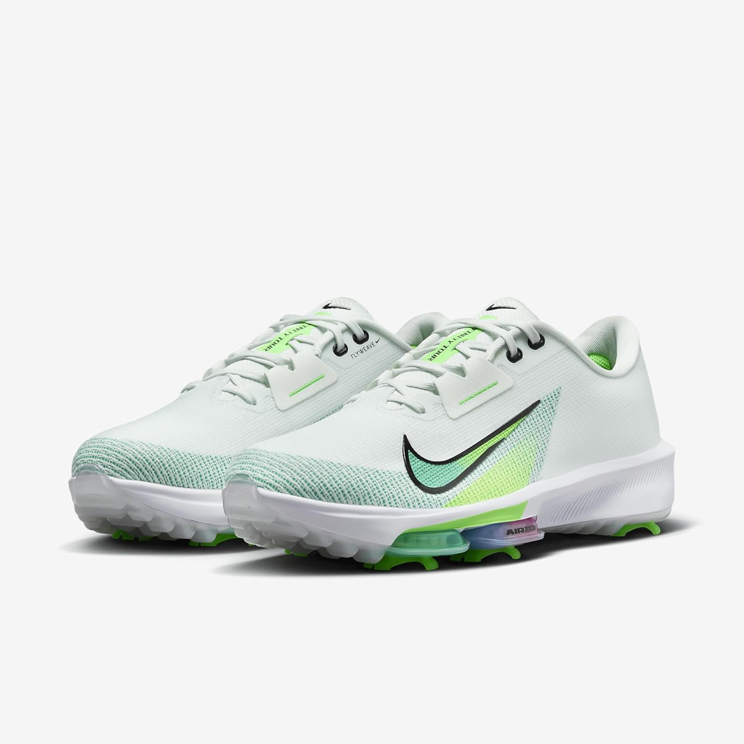 Nike Infinity Tour 2 Golf Shoes (FD0217-300, Barely Green/White/Green Strike/Black) Size 8.5 - Image 5
