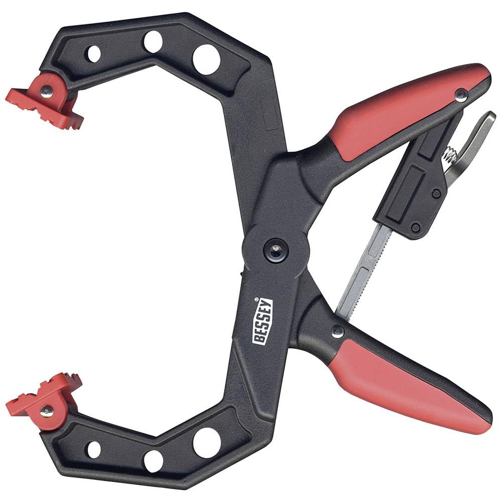Bessey Clamp Max Span:100mm Nosing Length:75mm Ratcheting