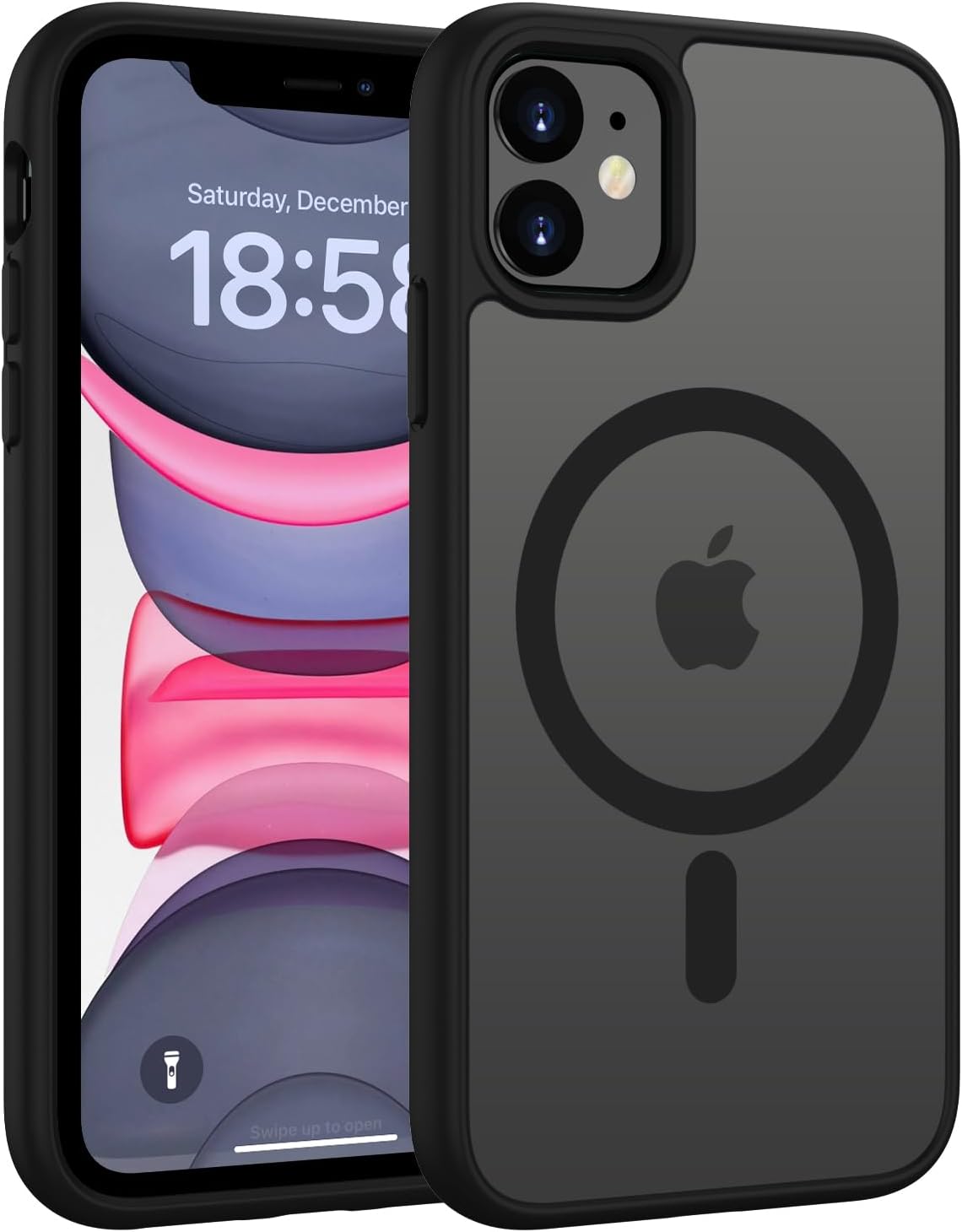HGH Magnetic Case for iPhone 11 6.1 Inch for MagSafe Wireless Charging Compatible Translucent Matte … HGH Magnetic Case for iPhone 11 6.1 Inch for MagSafe Wireless Charging Compatible Translucent Matte …