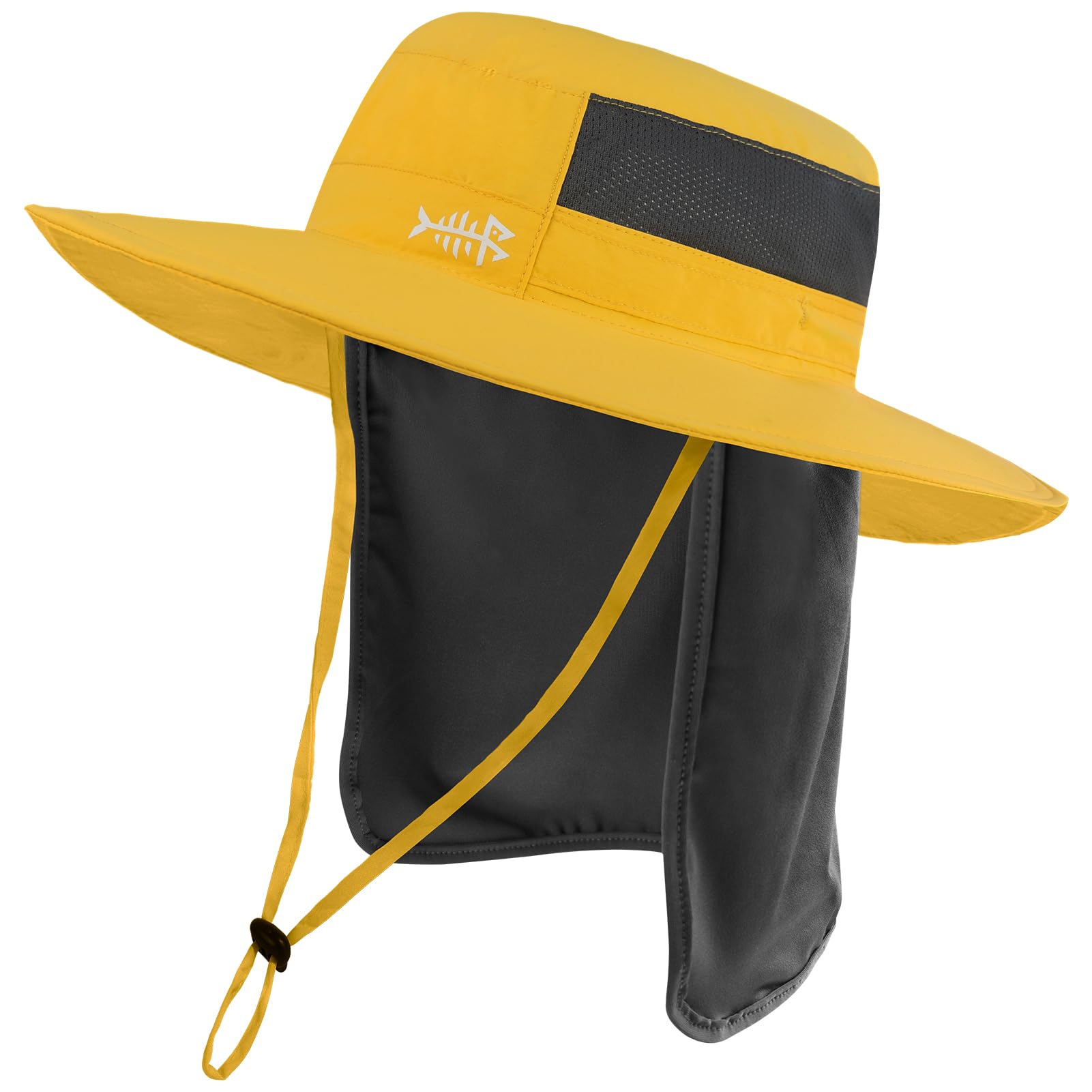 Bassdash UPF 50+ Sombrero de Pesca Solar Resistente al Agua con Solapa de Cuello Desmontable — view 32