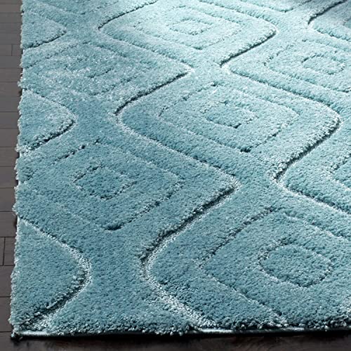 Image of Super Ultra Modern Soft Shaggy Handcrafted Anti-Skid Silk Touch Carpet, Size 5x5 Square Feet, Color MULTI2