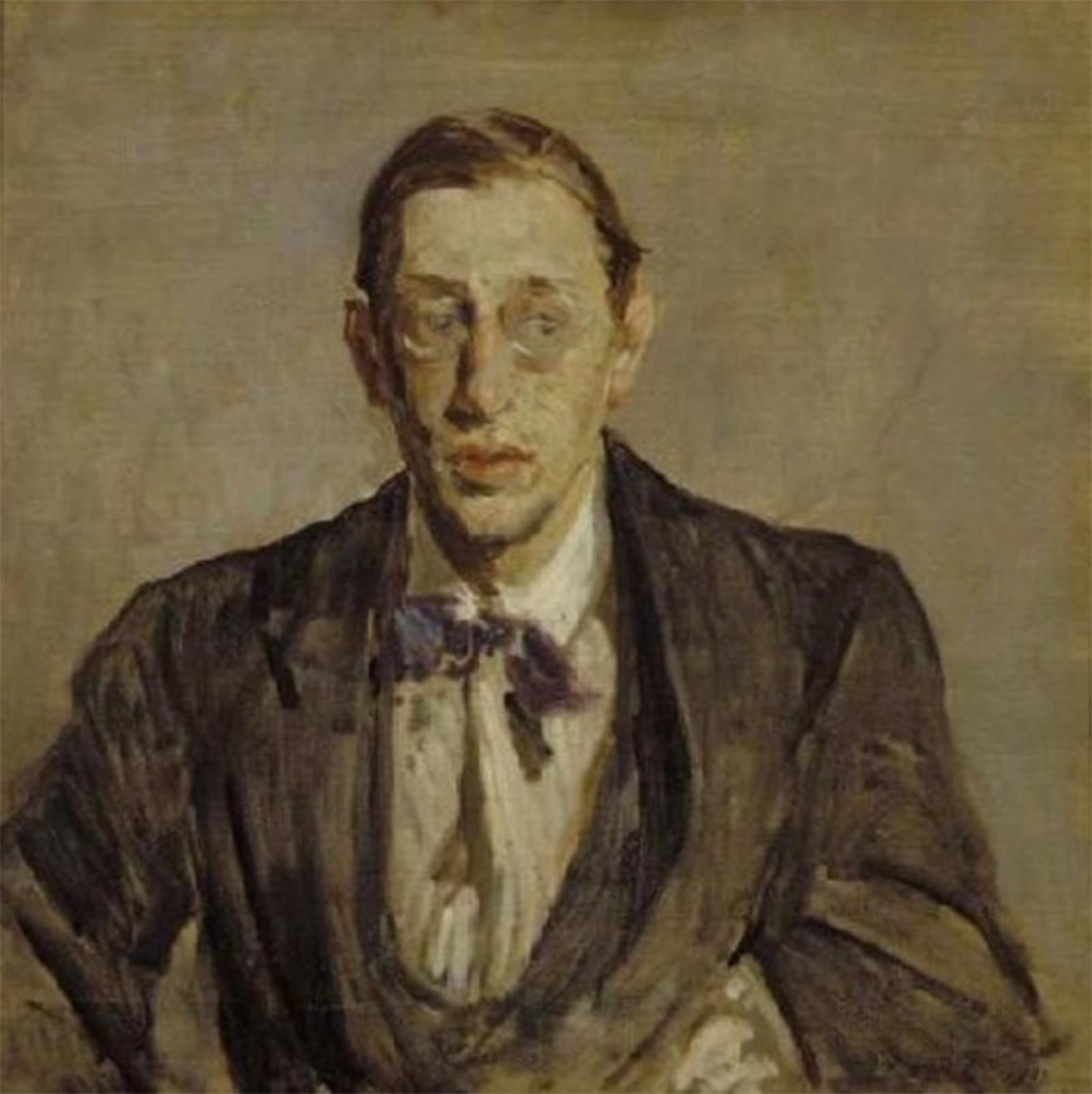 SERENDIPITP Vintage Picture Print on Canvas Wall Art Poster Study for the Portrait of Igor Stravinsky Jacques Emile Blanche Artwork Print Poster for Wall Decor 60x90cm
