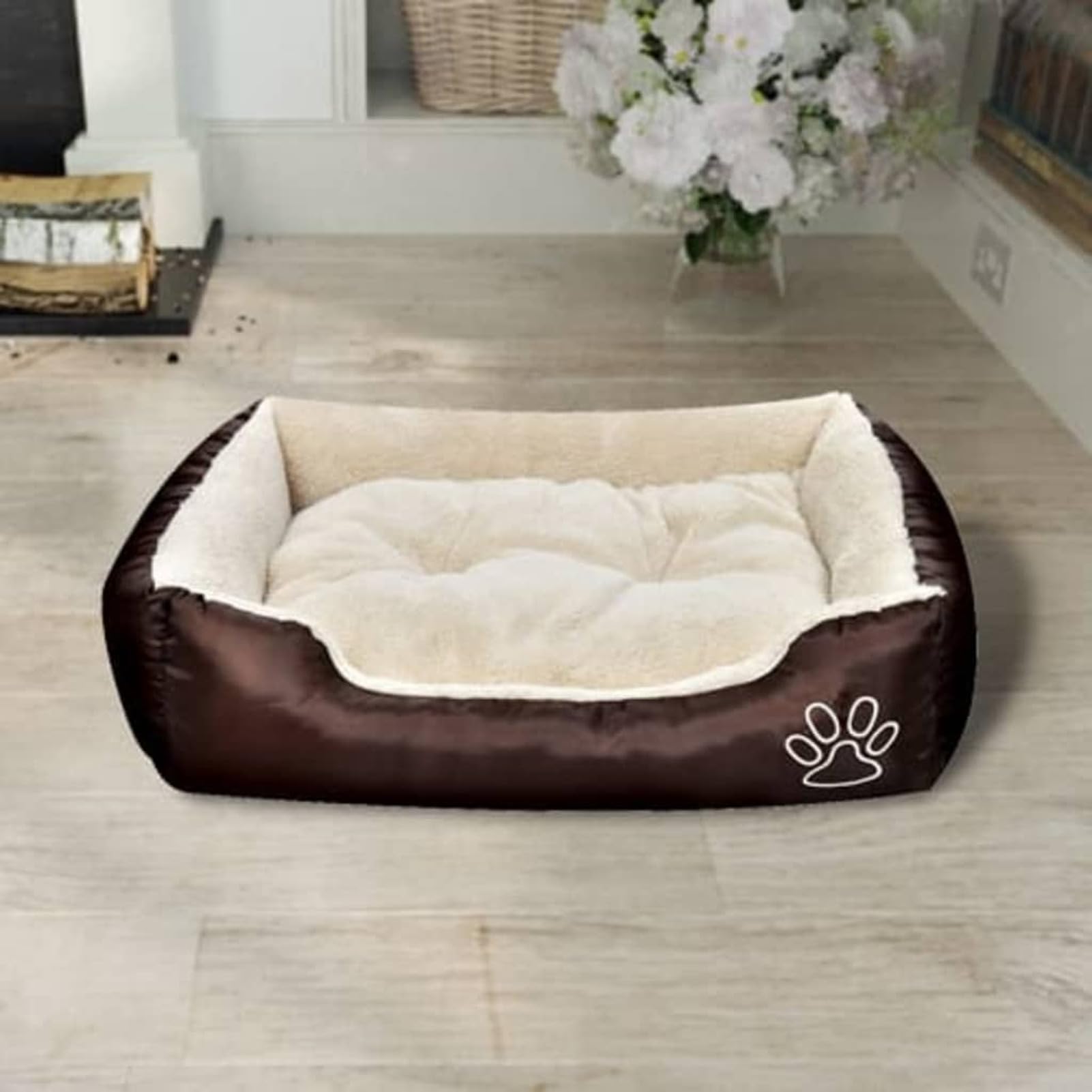 Homgoday Cama para Mascotas Caliente y Cómoda - Diseño Elegante, Impermeable, Lavable, Adecuada para Perros y Gatos