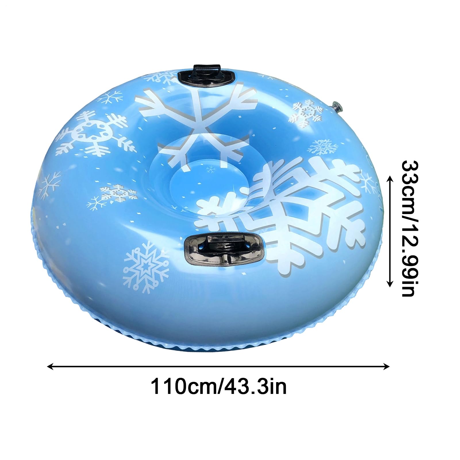 Tube à neige – Anneau de tube à neige gonflable – Anneau épais pour extérieur, allée, piscine, plage, rassemblement, fête, sport