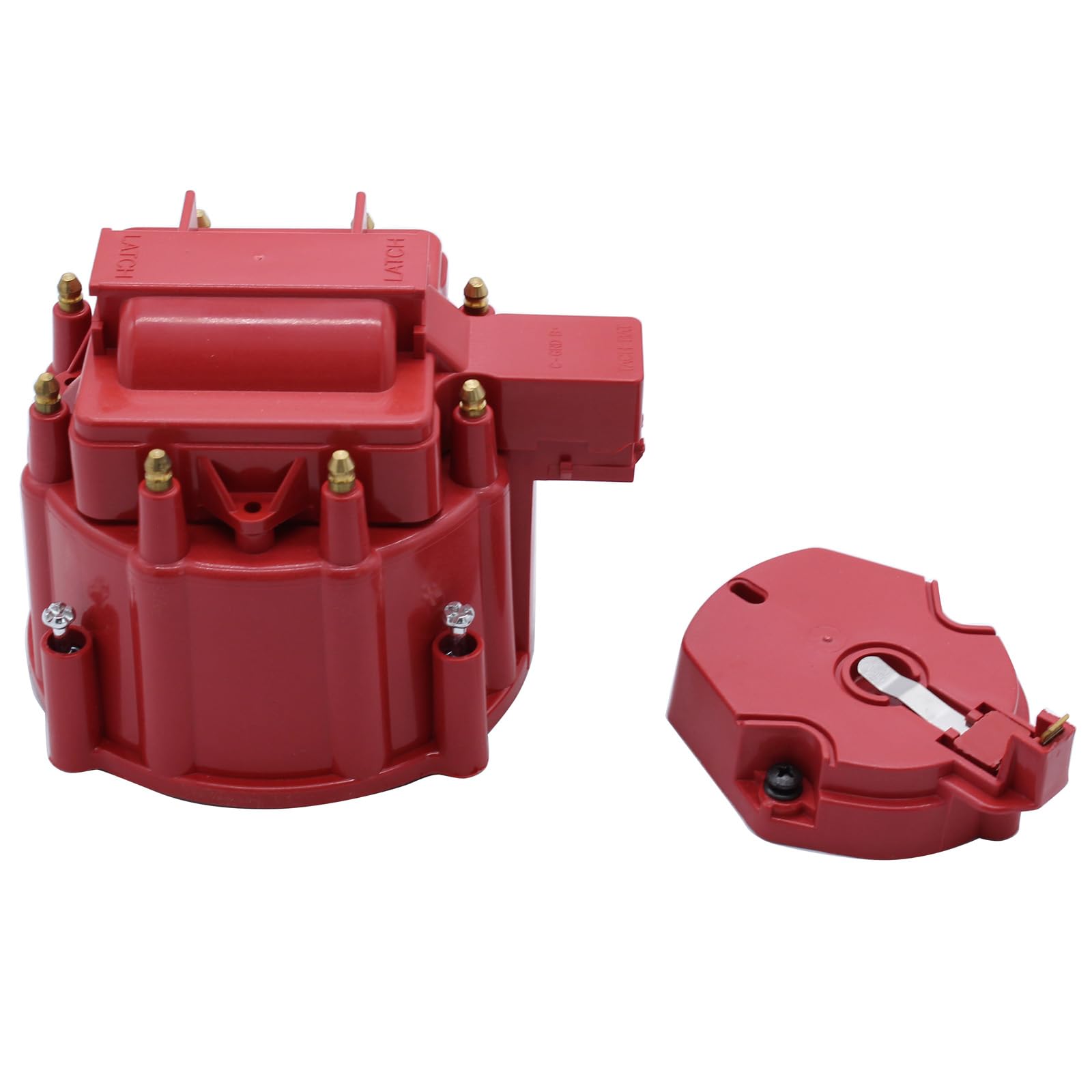 Performance Red Male HEI Large Distributor Cap Rotor Kit For SBC BBC 305 327 350 396 454