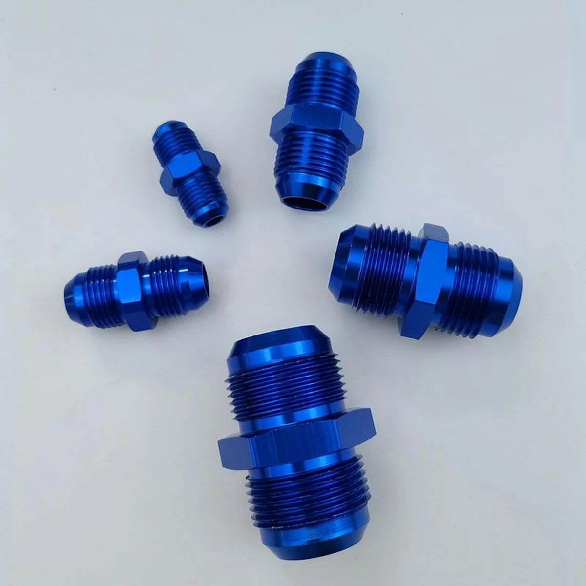 Universal AN3 AN4 AN6 AN8 Flare Male to NPT Thread Straight Fuel Oil Air Hose Fi