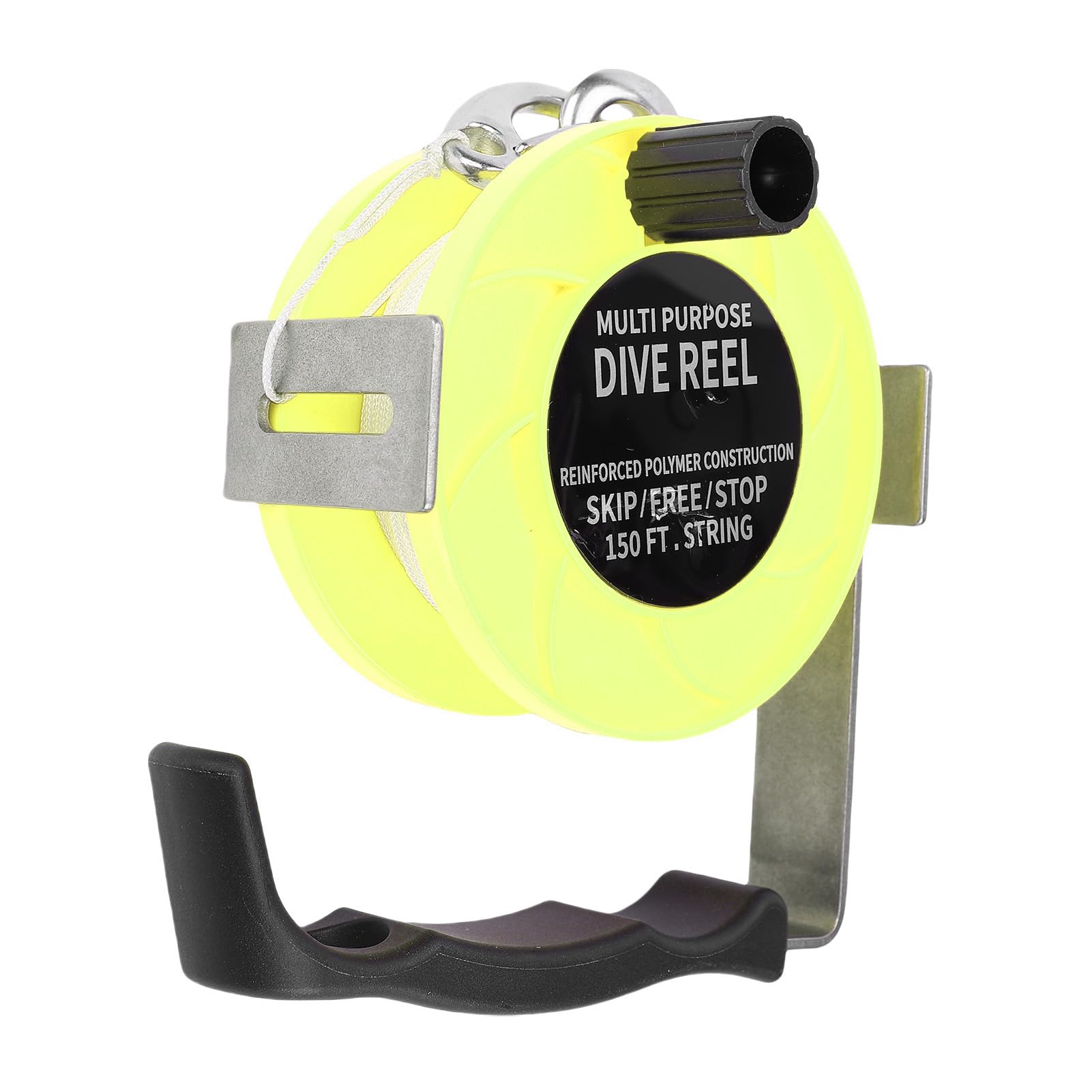 Domary Scuba Dive Reel 150FT Durable White Line with Handle for