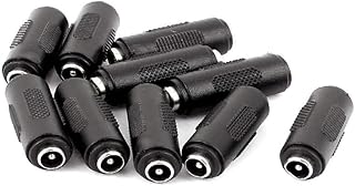 New Lon0167 Adaptador de tomada 10pcs DC fêmea para fêmea Conector 2.1x5.5mm para câmera CCTV(10Pcs DC Power Buchse auf Buchse Jack Adapter 2.1x5.5mm Stecker für CCTV-Kamera)