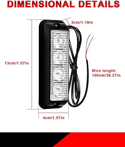Miniatura 6 de EverBrightt luz intermitente de auto, paquete de 2 unidades
