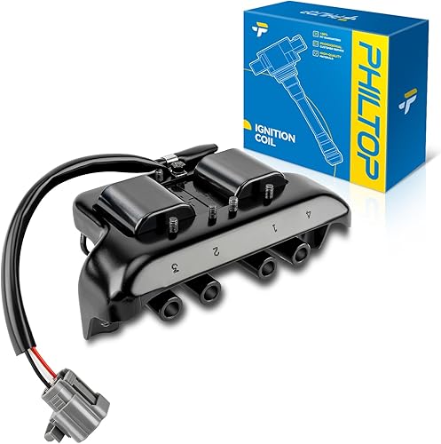 PHILTOP Paquete de bobinas de encendido, compatible con Miata 2001 2002 2003 2004 2005, bobina de encendido UF408 PHILTOP Paquete de bobinas de encendido, compatible con Miata 2001 2002 2003 2004 2005, bobina de encendido UF408