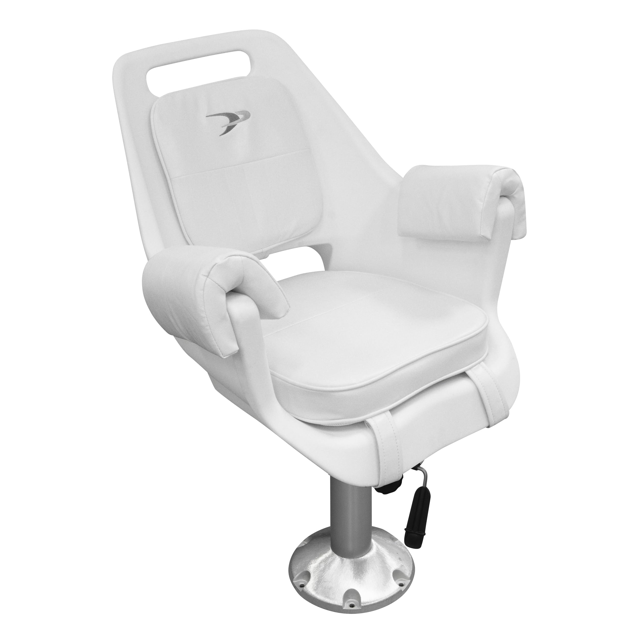 Wise 8WD007-710 Deluxe Pilot Chair with Cushions, Mounting Plate, Fixed Height Pedestal and Seat Slide