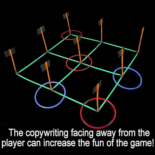 Miniatura 6 de Juego gigante 3 en 1 de 18.2 pulgadas para adultos y familia, juegos de fiesta, campamento o patio trasero para todas las edades, con 27 paquetes de