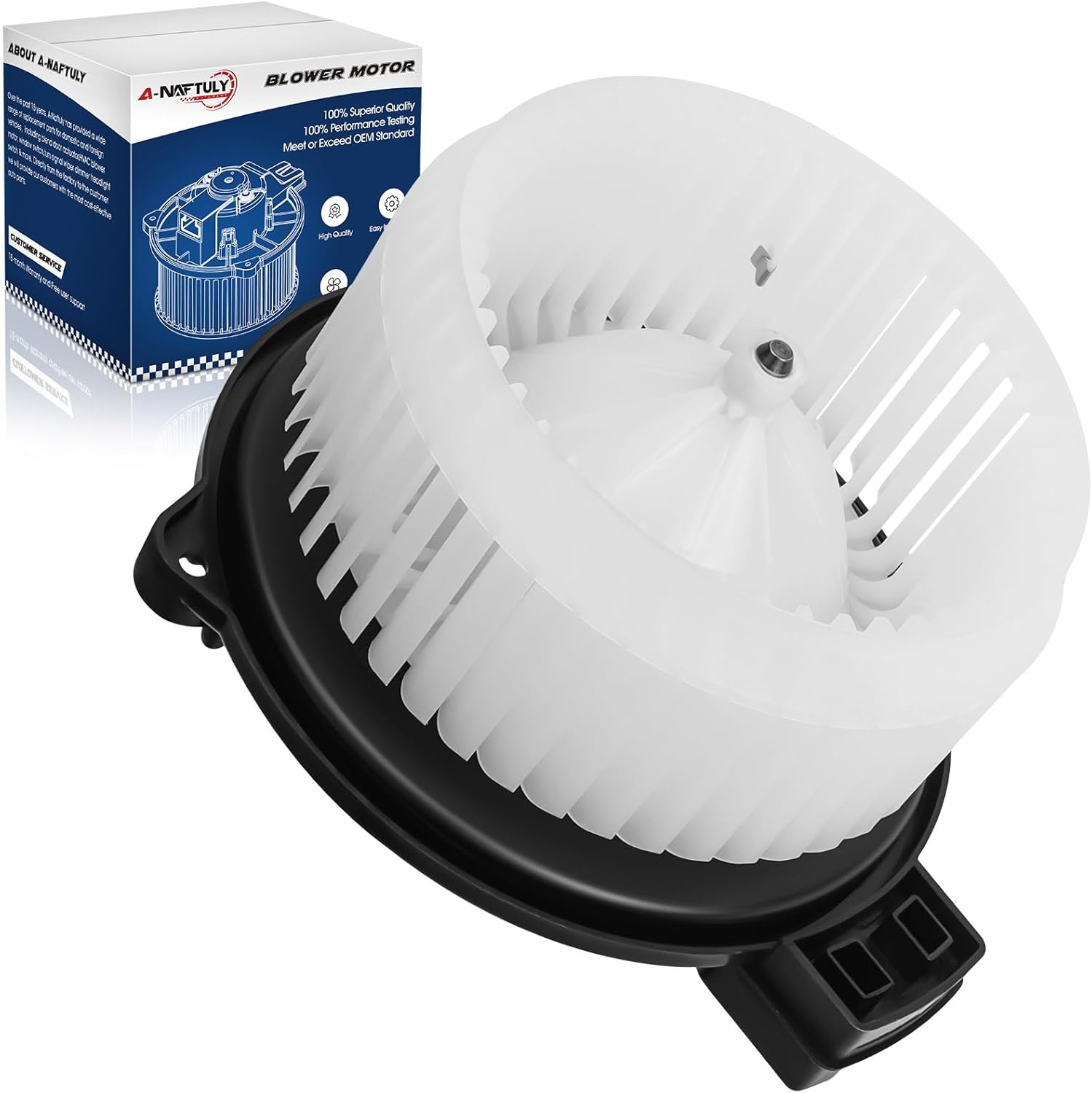 HVAC Heater Blower Motor Fan Compatible with Honda FIT 2009 2010 2011 2012 2013 2014, Replaces# 700247, 615-50209, 79310TF0G01