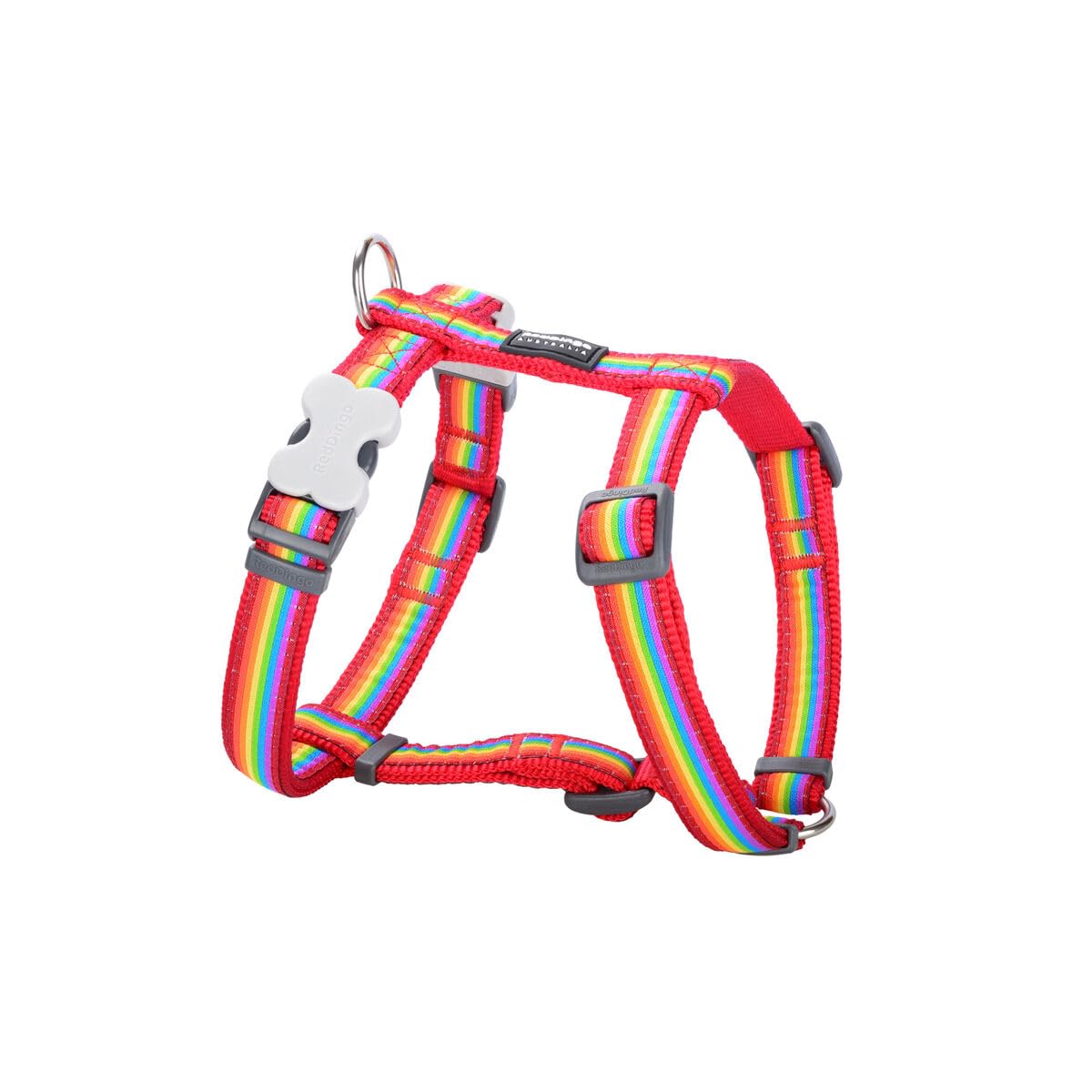 Pettorina Per Cane Red Dingo Rainbow 25-39 Cm Multicolore-image