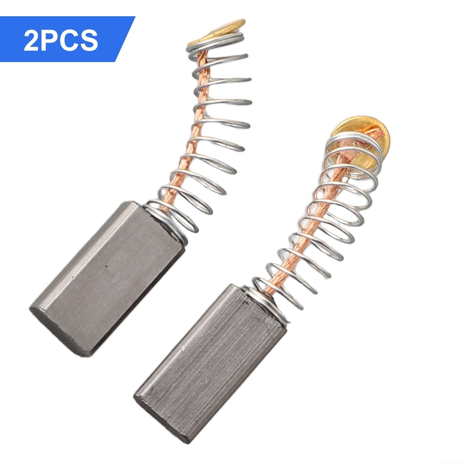 Spazzole di carbone per motore elettrico, 2 pezzi, 13 mm x 6 mm x 4 mm, parti di ricambio per utensili elettrici, seghe circolari, trapani, aspirapolvere, smerigliatrici angolari