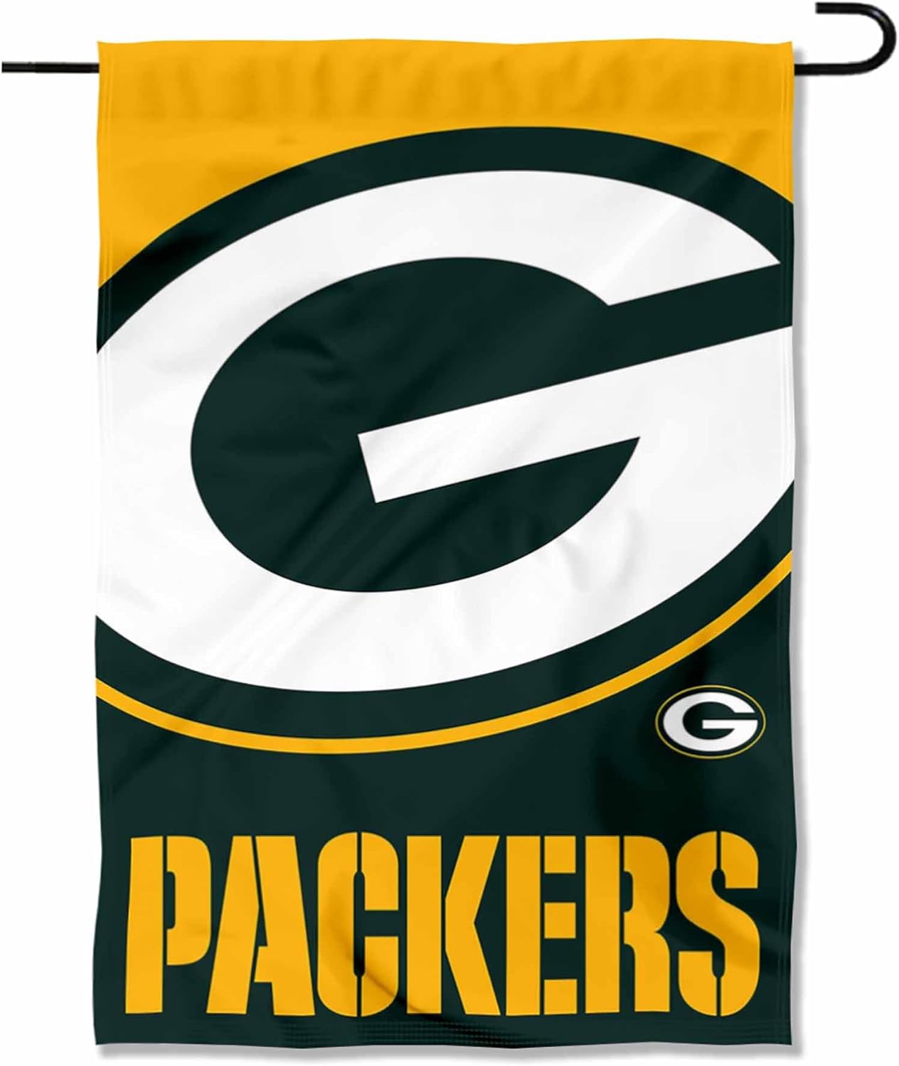 Green Bay Packers Large Logo Double Sided Garden Banner Flag