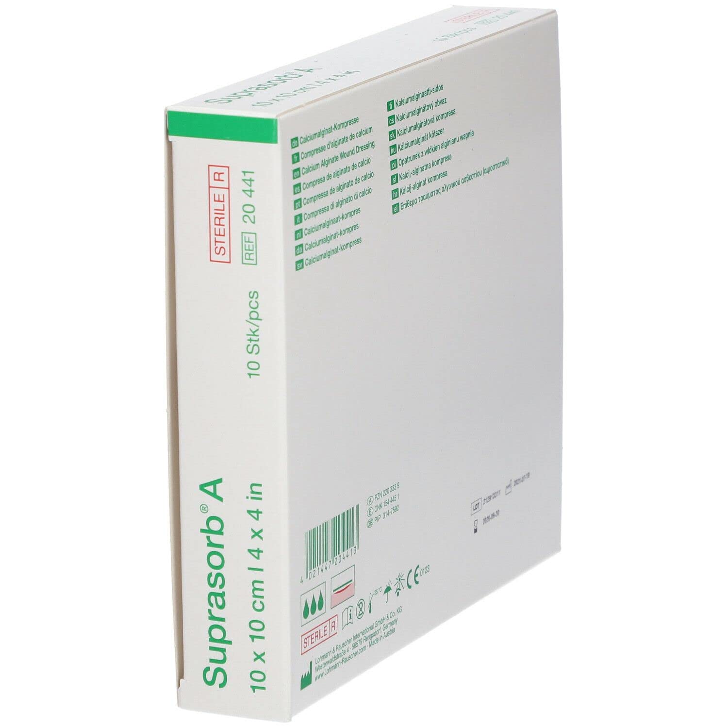 Suprasorb A Compr 10 x 10 cm, 10 Stück