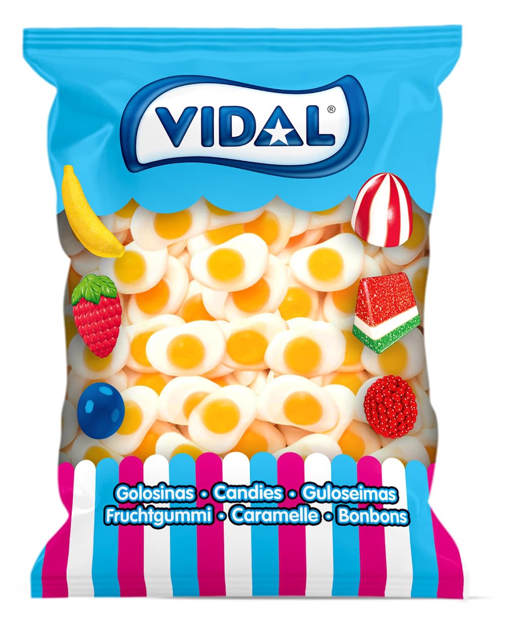 Fried eggs - Vidal - Jelly sweets - 1 Kg
