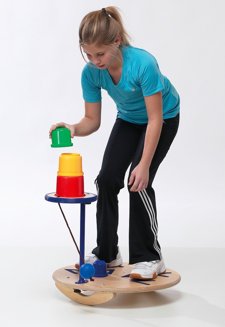 Pedalo Fun-Wipp I Kinder-Wippe I Balancewippe I Balance Board I Balancier Spiel I Gleichgewichtstrainer I Koordination I Schule I Kindergarten