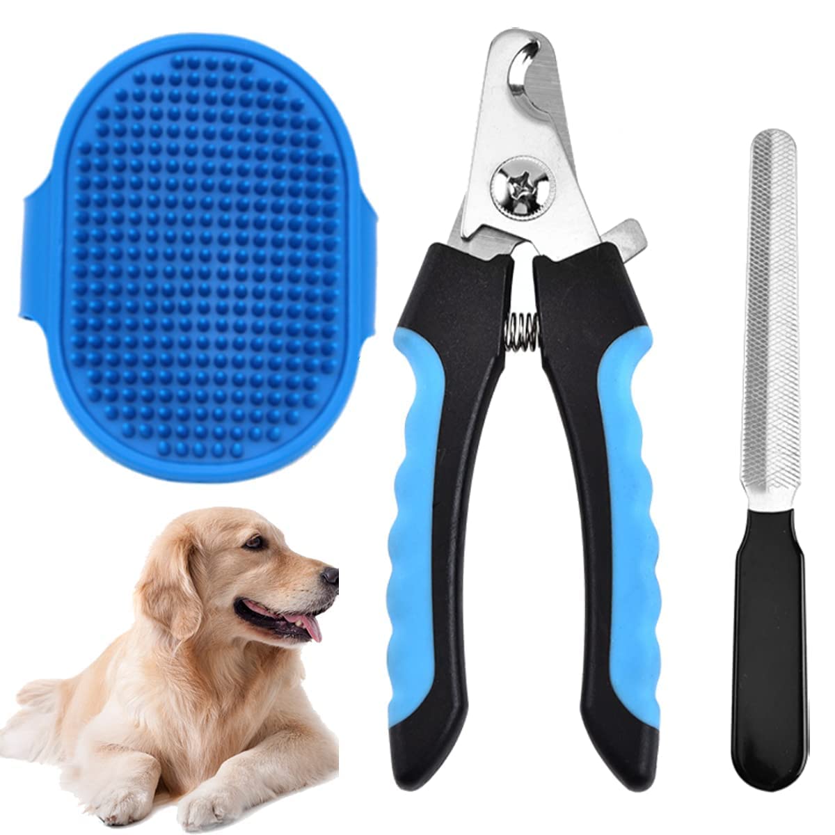 See full amazon price history chart for PSK PET MART Professional Grooming Combo for Dog, Puppy, Cat and Kitten - Dog Nail Clippers and Trimmer + Pet Bath Brush Grooming Comb with Adjustable Ring for Small Medium Large Breeds PSK PET MART Professional Grooming Combo for Dog, Puppy, Cat and Kitten - Dog Nail Clippers and Trimmer + Pet Bath Brush Grooming Comb with Adjustable Ring for Small Medium Large Breeds (B09MTRL6Q2) Amazon Price History, Amazon Price Tracker
