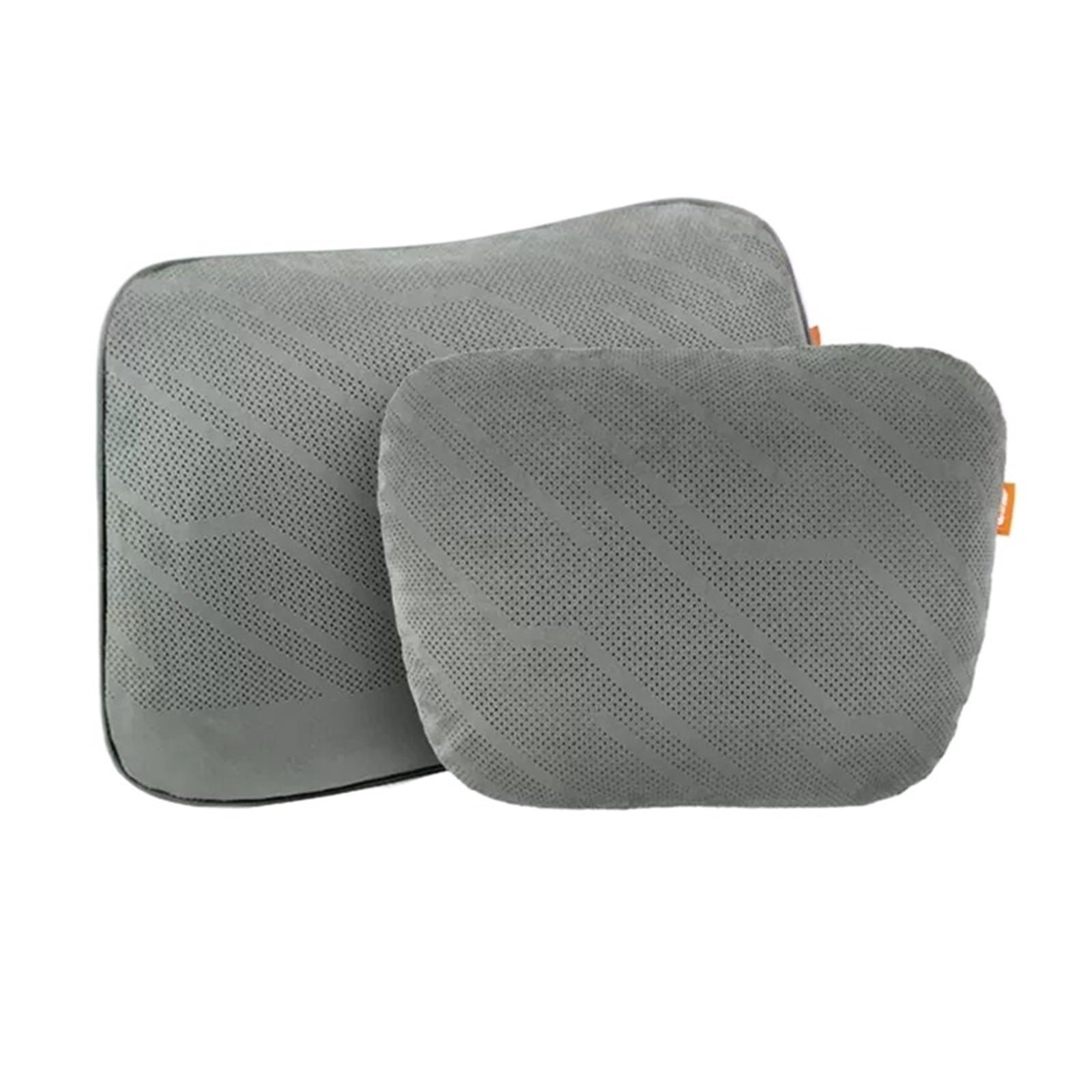 KAUWYEHD Car Seat Accessories Fit For Zeekr 001 Suede Seat Headrest Neck Lumbar Backrest Car Pillows(F)
