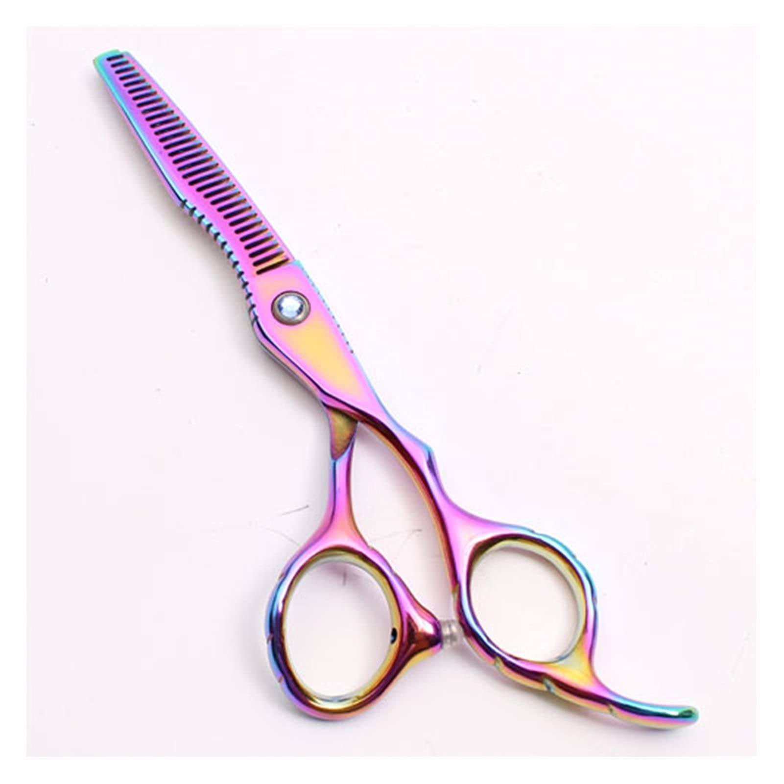 Ciseaux de coiffure professionnels acier coupe et effileur beige