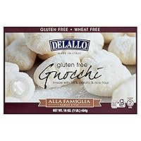 Vista 4 de DeLallo Gnocchi de papa y arroz sin gluten, caja de 16 onzas, paquete de 6
