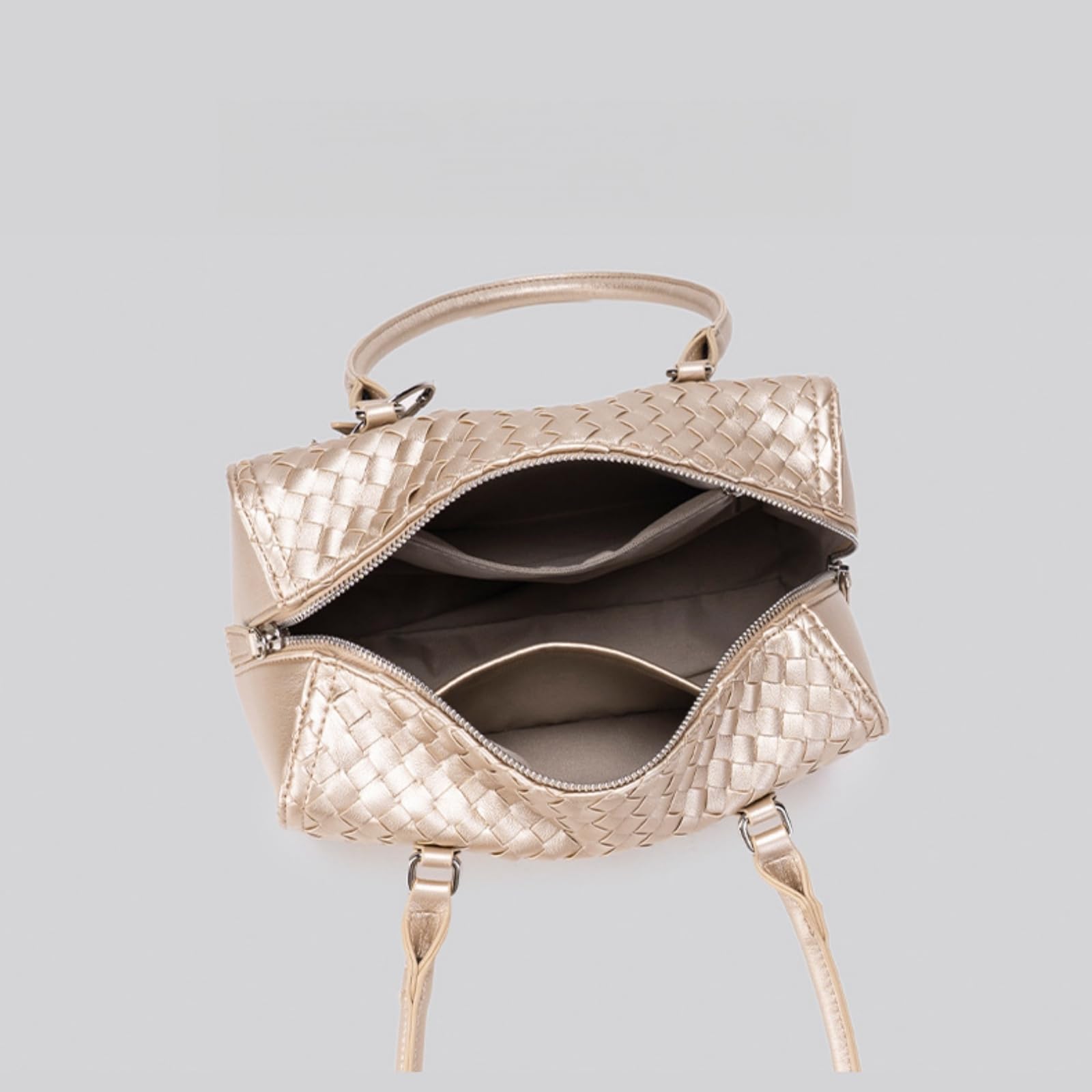 Borsa Donna Donne Tessuto Cuscino Borsa, Pu Top-Maniglia per Il Lavoro Viaggio Shopping Occasioni Giornaliere Casual All'aperto