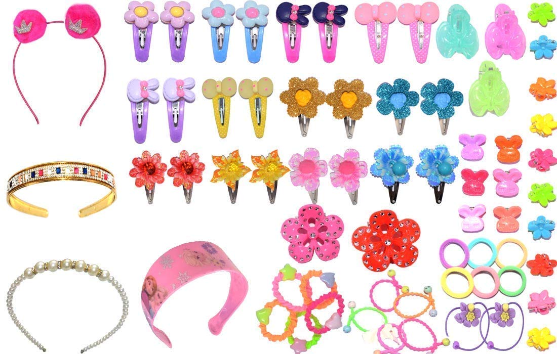 NAKAS Baby Hair Band; Mix Style Tic Tac; Hair Clips; Pin; Elastics Ponytail Holder Hair Accessories for Girls ; 67 Pieces/Set (Multicolour) (B08PT6Y6ZG) Amazon Price History, Amazon Price Tracker