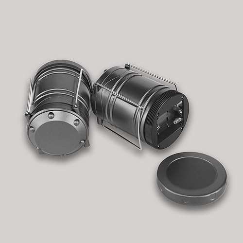 Miniatura 7 de Lichamp Paquete de 8 faroles LED para camping, faroles COB superbrillantes para cortes de energía en interiores, emergencias al aire libre, camping,