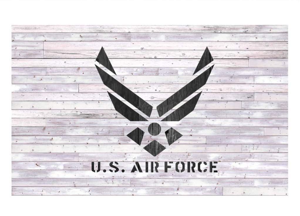 US Air Force Stencil Sheet - Reusable Fighter Jet Design For Crafts & Painting